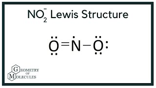 NO2 Lewis Structure Nitrite Ion [upl. by Kaspar]