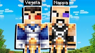 Minecraft Dragon Ball Z 11 PERIGO VEGETA E NAPPA CHEGARAM NA TERRA [upl. by Glynn]