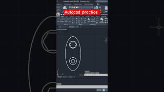 AutoCad practice Drawing  Autocad 2d tutorial for beginners  Drawing  CAD by Ankit  autocad [upl. by Yee]