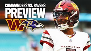 Commanders vs Ravens Week 6 Preview  PFF [upl. by Heimer]