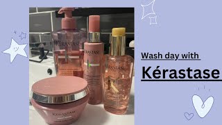 Wash day  Kerastase  South African Youtuber [upl. by Yajiv]