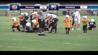 Ravens vs Steelers Little League FootballHD OCEAN SPRINGS [upl. by Roderick347]