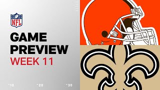 Cleveland Browns vs New Orleans Saints  2024 Week 11 Game Preview [upl. by Harty]