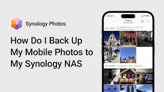 How Do I Back Up My Mobile Photos to My Synology NAS  Synology [upl. by Cyril840]