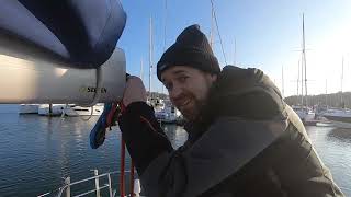 Selden Singleline Reefing Fix lost reefing line  Boat projects [upl. by Lisetta988]