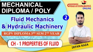 Lec 2  Properties of Fluid  Fluid Mechanics amp Hydraulic Machinery  Hydraulics  Mechanical [upl. by Odlanier572]