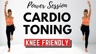 🔥KNEE FRIENDLY POWER SESSION🔥30 Min CARDIO amp TONING🔥ALL STANDING🔥NO SQUATS🔥NO LUNGES🔥NO REPEAT🔥 [upl. by Shandee]