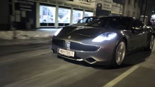 Fisker Karma  Driving at Night HD 720p [upl. by Marianna]