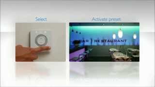 Restaurant Application  Philips Dynalite amp Philips Lighting Control 1080p HD Video [upl. by Anile]