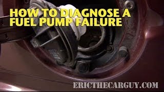 How To Diagnose A Fuel Pump Failure  EricTheCarGuy [upl. by Oah515]