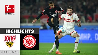 Marmoush Hits Another Freekick  Stuttgart  Eintracht Frankfurt 23  Highlights  MD 10 [upl. by Bortz]