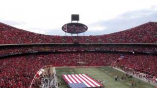 B2 Bomber Flyover Chiefs vs Ravens Playoffs [upl. by Atiuqehs]