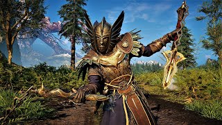 Assassins Creed Valhalla  Dual Flail Combat Gameplay 4K No HUD Immersion [upl. by Ailb834]