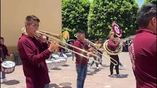 Venados de la Secundaria Técnica N° 5 dan concierto en iglesia de San José [upl. by Ailisab]