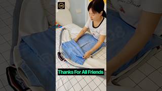 Style of folding clothes shorts short msbro youtubeshorts [upl. by Charmaine]