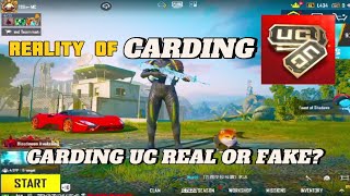 What is Carding UC in Pubg Mobile  Carding UC real or Fake  PUBG Carding Account [upl. by Wenonah]