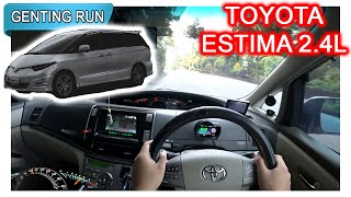 Part 22  Toyota Estima 24L XR50  Malaysia POV Genting Run 冲上云霄 CC Subtitle [upl. by Eimot730]