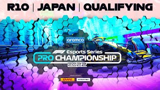 2022 F1 Esports Series Pro Championship Round 10 Qualifying [upl. by Domineca]