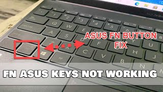 Solved Fn Key on ASUS Laptop Not Working [upl. by Irmgard324]