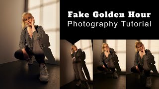 FAKE Golden Hour  Photography Tutorial [upl. by Ahsimit]