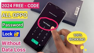 2024 FREE  All Oppo Reset Password How to fix forgot lockscreen Password Any Oppo Phone [upl. by Anaujahs]