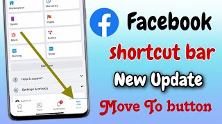 facebook shortcut bar moved to bottom 2024  facebook menu bar settings  facebook bar down 2024 [upl. by Ribaudo313]