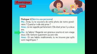 Dialogue3 Décrire une personne le trésor des motsCE1français apprendre francais [upl. by Olram195]