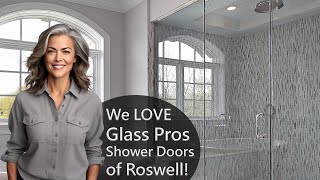 Roswell Glass Shower Doors amp Enclosures  Shower Glass Installers [upl. by Tlaw]