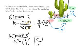 valeur manquante figures semblables k1 k2 rapport de similitude [upl. by Lemkul]