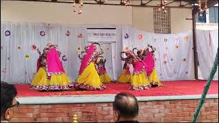 Annual Day Celebration Raas garba performed by students of MAHARANI ENGLISH MEDIUM SCHOOL [upl. by Eelyram]