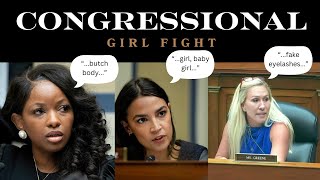 Congresswomen Jasmine Crocket amp AOC Were Ready to Put Hands on Marjorie Taylor Greene [upl. by Donadee]