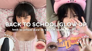 back to school glow up tips 🌸🪞for teens ages 1115 [upl. by Waller]