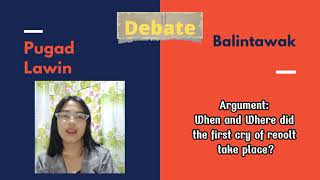 Vlog 8 Pugad Lawin vs Balintawak Debate [upl. by Eliza]