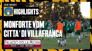 Monforte San Giorgio VDM vs Città di Villafranca Promozione  Giornata 8  Girone B [upl. by Derriey576]