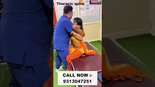 Thoracic spine  Chiropractic treatment in Delhi  Dr Varun  Call  9313047251 dwarka doctor [upl. by Shanda906]