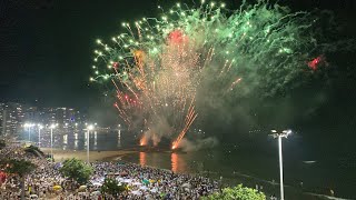 RÃ©veillon Guarapari 2022 na Praia do Morro Lindo demais Feliz 2022 15 minutos de fogos [upl. by Neitsabes]