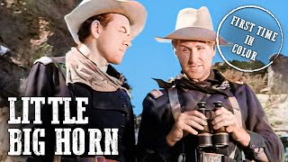 Little Big Horn  John Ireland  Colorized  Western Movie [upl. by Leid]