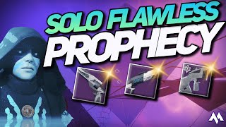 Solo FLAWLESS Prophecy  How ANYONE can SOLO Prophecy Destiny 2  NO RAID WEAPONS [upl. by Naghem128]