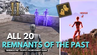 The Talos Principle 2  All 20 Remnants of the Past Locations amp Bonus  Mnemosyne TrophyAchievement [upl. by Naehs]