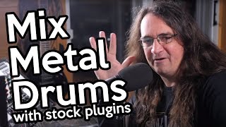 How to Mix Metal Drums  With Included Plugins  Spectre Sound Studios Tutorial [upl. by Dira]