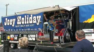 Joey Holiday sings quotSlowhioquot for Land Line staff [upl. by Delp]