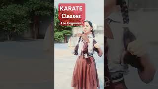 Karate classes for beginners l learn martial arts classes shortskarate trending video [upl. by Yntruoc]