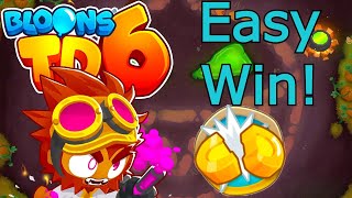 How to beat Carved on Half Cash No Monkey Knowledge Bloons TD 6 [upl. by Mirabelle892]