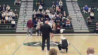 Wachusett Girls Basketball Senior Night Celebration [upl. by Ennovi]