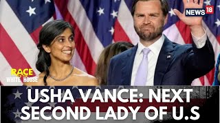 Who Is Usha Vance 1st IndianOrigin Woman Set To Become Second Lady Of US  Trump News  N18G [upl. by Chapland]