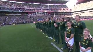 Anthems South Africa vs New Zealand  haka [upl. by Elbert361]