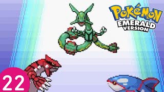 Groudon VS Kyogre  Lets Play Pokemon Emerald  Episode 22 [upl. by Sucramej559]