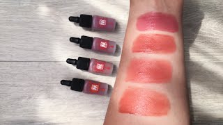 Peripera Ink The Airy Velvet FallWinter 2017 Collection Review [upl. by Arianne]