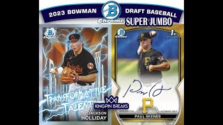 BOWMAN DRAFT SUPER JUMBO PICK YOUR TEAM 8BOWMAN DRAFT JUMBO PICK YOUR TEAM 3121623 [upl. by Oicaro]