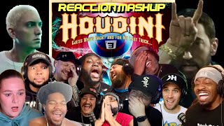 Eminem “Houdini” — Reaction Mashup [upl. by Winifield]